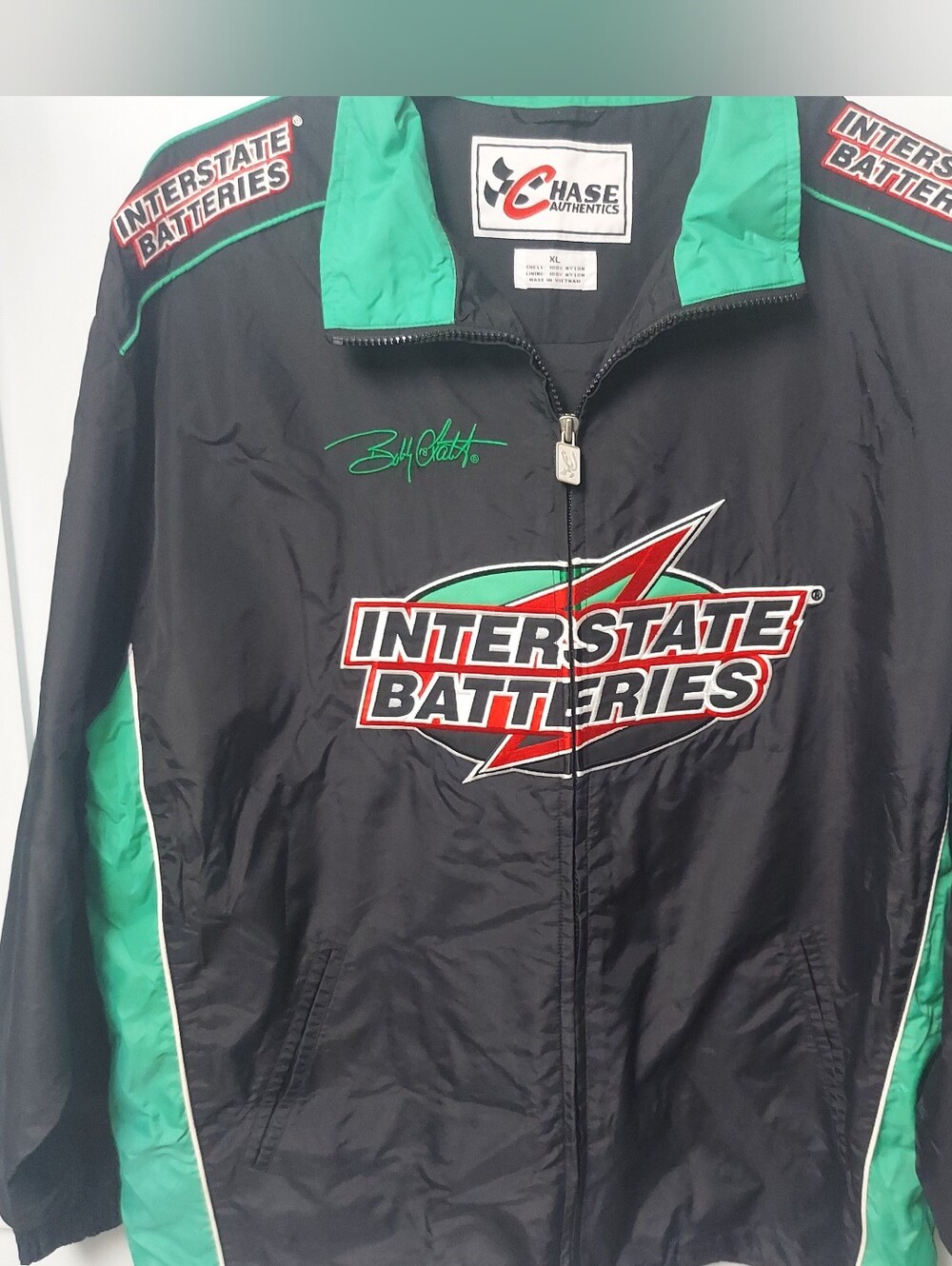 Chase Authentics Bobby Labonte Black & Green #18 Interstate Batteries Racing